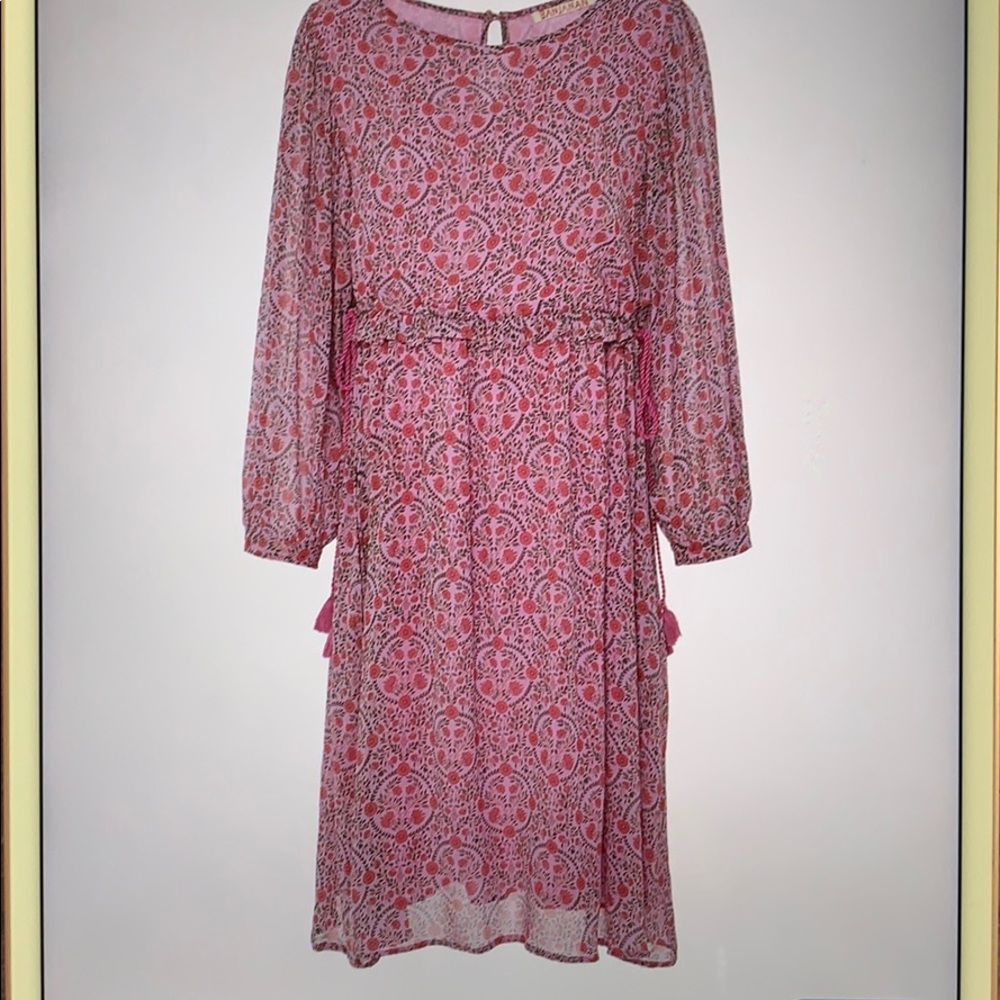 Banjanan Pink Patterned Dress